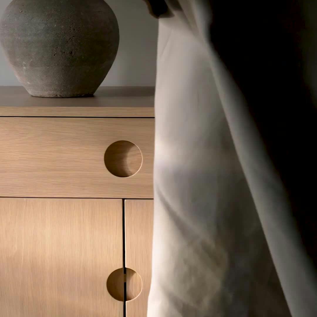 Adel White Oak Scandinavian Sideboard, FKA Muhly | Article