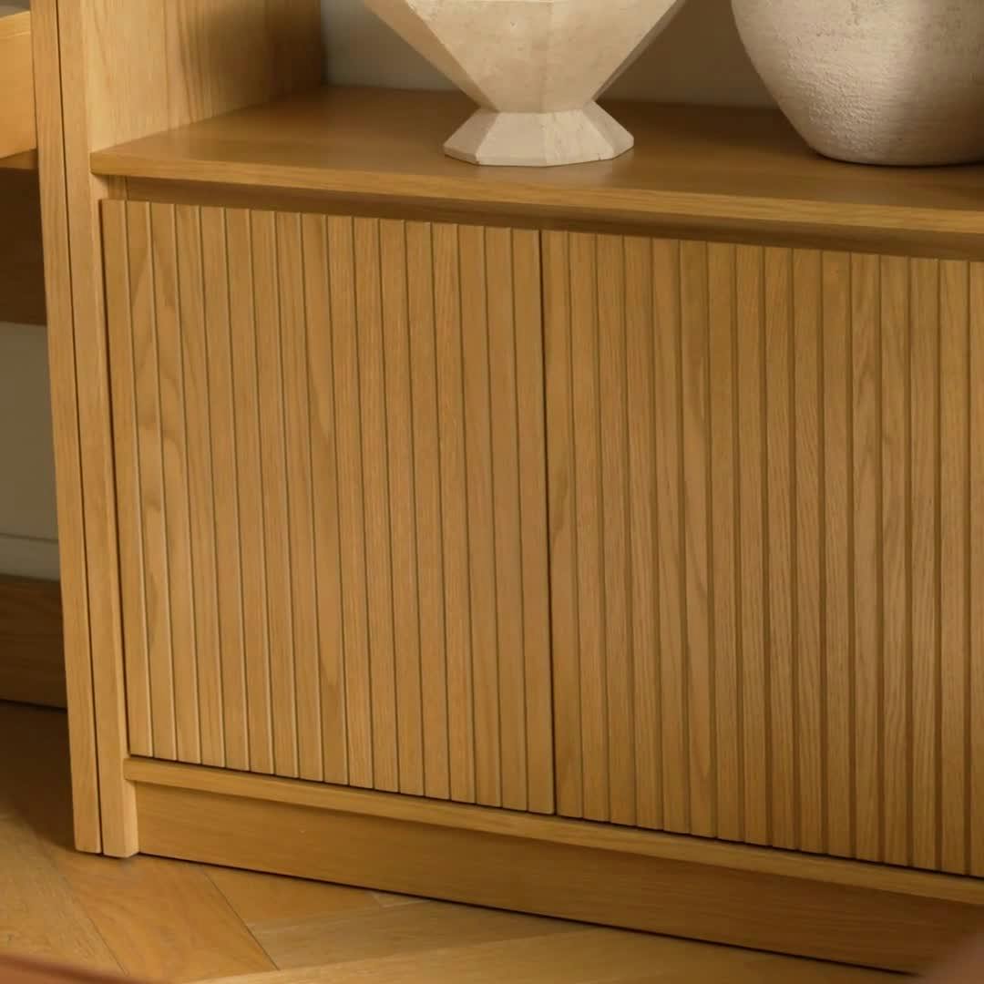 Kouva Natural Oak Modular Bookcase | Article