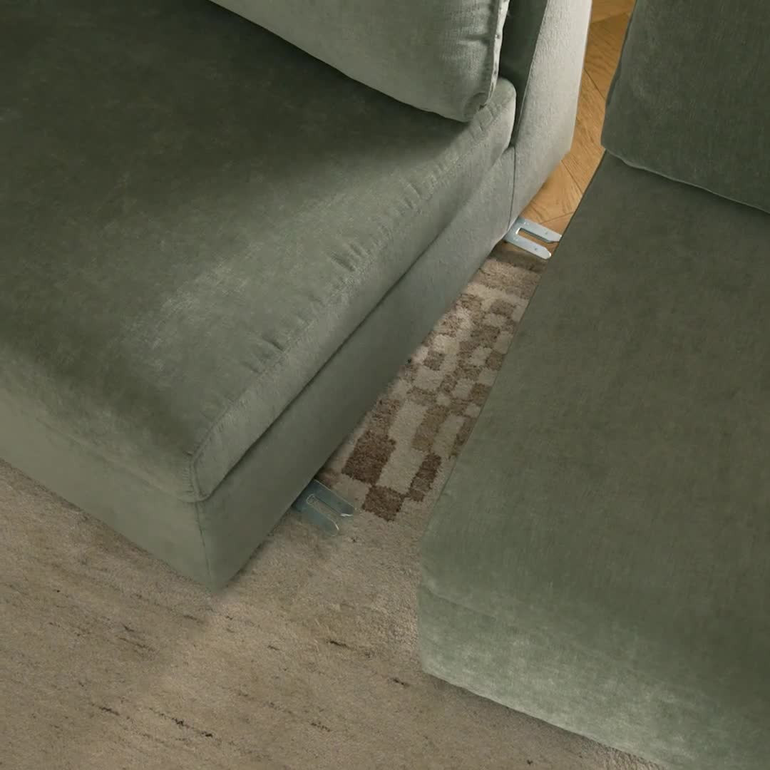 Lenae Eleos Green Modular Corner Sectional | Article